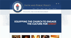 Desktop Screenshot of faithandpublicpolicy.org