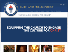 Tablet Screenshot of faithandpublicpolicy.org